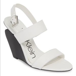 Calvin Klein wedges Leslie  size 37.5